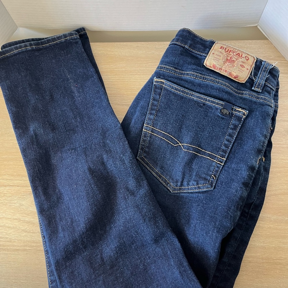 Buffalo David Bitton Slim Ash Blue Jeans